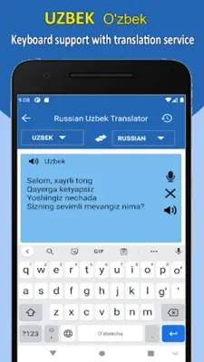 O'Zbekcha Ruscha Tarjimon android App screenshot 3